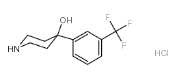 4-(3-(三氟甲基)苯基)哌啶-4-醇盐酸盐图片