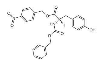 N-Benzyloxycarbonyl-L-tyrosin-(4-nitro-benzylester) Structure
