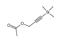 (3-Acetoxy-propin-(1)-yl)-trimethylsilane Structure