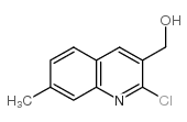 (2-chloro-7-methylquinolin-3-yl)methanol结构式