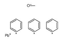 methoxy(triphenyl)plumbane Structure