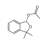3,3-dimethyl-1λ3-benzo[d][1,2]iodoxol-1(3H)-yl acetate Structure