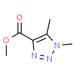 1H-1,2,3-Triazole-4-carboxylicacid,1,5-dimethyl-,methylester(9CI)结构式