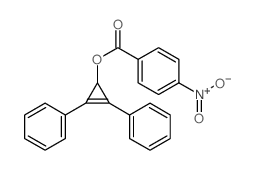 (2,3-diphenyl-1-cycloprop-2-enyl) 4-nitrobenzoate结构式