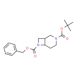 7‐benzyl 3‐tert‐butyl 3,7‐diazabicyclo[4.2.0]octane‐3,7‐dicarboxylate Structure