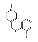 4-[(2-iodophenoxy)methyl]-1-methyl-3,6-dihydro-2H-pyridine Structure