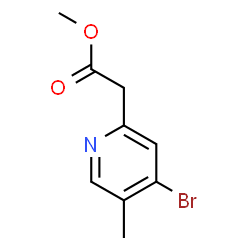 2-(4-溴-5-甲基吡啶-2-基)乙酸甲酯图片