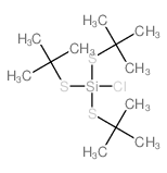chloro-tris(tert-butylsulfanyl)silane picture