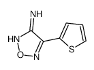 4-(2-THIENYL)-1,2,5-OXADIAZOL-3-AMINE structure