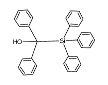 diphenyl-triphenylsilanyl-methanol Structure