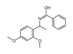 N-[1-(2,4-dimethoxyphenyl)ethyl]benzamide结构式