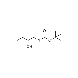 tert-Butyl(2-hydroxybutyl)(methyl)carbamate Structure