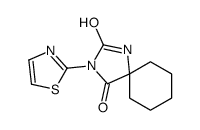 3-(1,3-thiazol-2-yl)-1,3-diazaspiro[4.5]decane-2,4-dione结构式