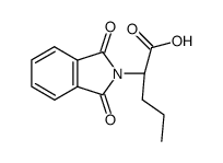 N-phthalyl-(RS)-norvaline结构式