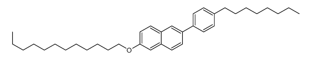 2-dodecoxy-6-(4-octylphenyl)naphthalene Structure