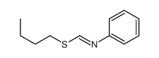 butyl N-phenylmethanimidothioate结构式