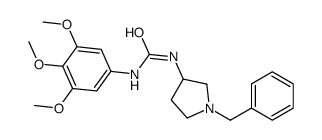 1-(1-benzylpyrrolidin-3-yl)-3-(3,4,5-trimethoxyphenyl)urea结构式