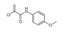 2-chloro-N-(4-methoxyphenyl)prop-2-enamide结构式