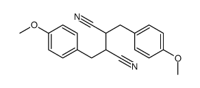 2,3-bis[(4-methoxyphenyl)methyl]butanedinitrile结构式