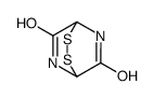 2,3-Dithia-5,7-diazabicyclo[2.2.2]octane-6,8-dione(8CI,9CI)结构式