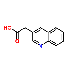 3-Quinolinylacetic acid Structure