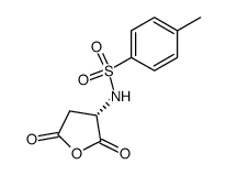 (-)-(3S)-3,4-dihydro-3-(tosylamino)furan-2,5-dione结构式