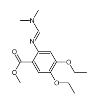 methyl 2-(dimethylaminomethyleneamino)-4,5-diethoxybenzoate Structure