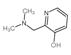 2-(DIMETHYLAMINOMETHYL)-3-HYDROXYPYRIDINE structure