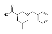 (R)-2-((benzyloxy)methyl)-4-methylpentanoic acid Structure