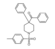 4-benzoyl-4-phenyl-1-(p-tolylsulphonyl)piperidine Structure