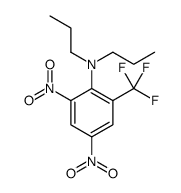 2,4-dinitro-N,N-dipropyl-6-(trifluoromethyl)aniline结构式