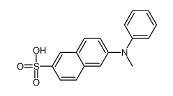 6-(N-methylanilino)naphthalene-2-sulfonic acid Structure