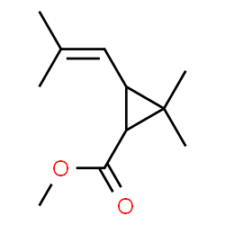 2,2-DIMETHYL-3-(2-METHYLPROPENYL)-CYCLOPROPANECARBOXYLICACID,METHYLESTER structure