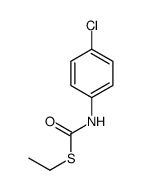 S-ethyl N-(4-chlorophenyl)carbamothioate结构式