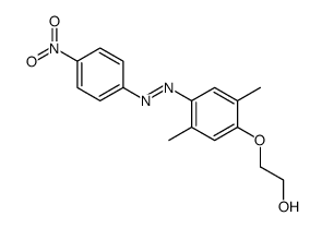 2-[2,5-dimethyl-4-[(4-nitrophenyl)diazenyl]phenoxy]ethanol结构式