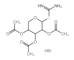 b-D-Xylopyranose, 1-thio-,2,3,4-triacetate 1-carbamimidate, monohydrobromide(9CI) Structure