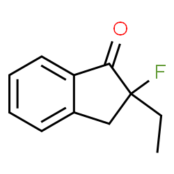 1H-Inden-1-one,2-ethyl-2-fluoro-2,3-dihydro-结构式