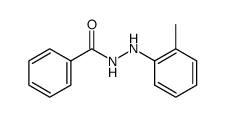 N-benzoyl-N'-(2-methylphenyl)hydrazine结构式