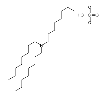 N,N-dioctyloctan-1-amine,perchloric acid Structure