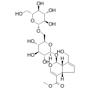 Genipin-1-O-gentiobioside structure