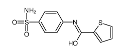 N-(4-sulfamoylphenyl)thiophene-2-carboxamide结构式