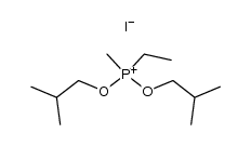 ethyldiisobutoxymethylphosphonium iodide Structure