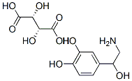 (+/-)-norepinephrine l-bitartrate Structure