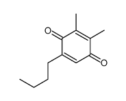 5-butyl-2,3-dimethylcyclohexa-2,5-diene-1,4-dione Structure