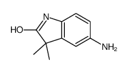 5-Amino-1,3-dihydro-3,3-dimethyl-2H-indol-2-one Structure