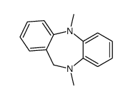 10,11-Dihydro-5,10-dimethyl-5H-dibenzo[b,e][1,4]diazepine结构式