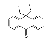 10,10-diethylanthracen-9-one Structure