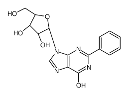 9-[(2R,3R,4S,5R)-3,4-dihydroxy-5-(hydroxymethyl)oxolan-2-yl]-2-phenyl-3H-purin-6-one Structure