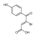3-bromo-4-(4-hydroxyphenyl)-4-oxobut-2-enoic acid结构式