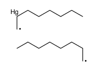 dioctylmercury Structure